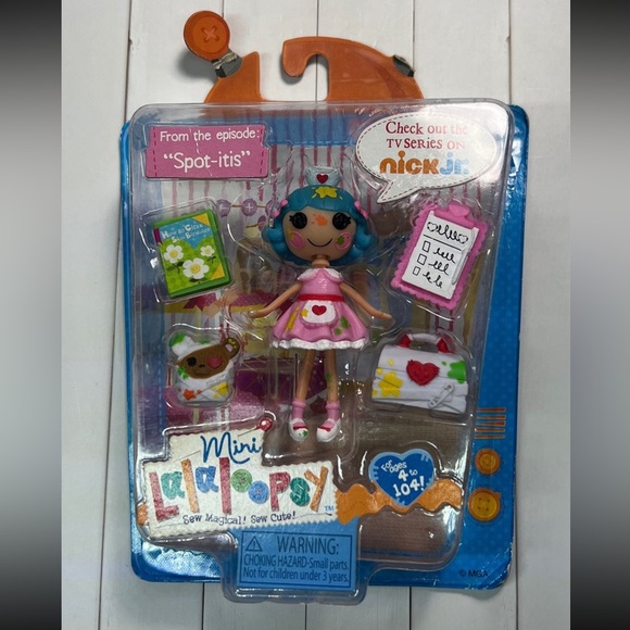 Lalaloopsy mini from the episode "spot-itis" Nick JR. NWT. Nurse Doll - Picture 1 of 16
